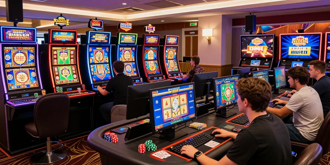 Players enjoying games and bonuses at casinos not on gamstop uk in a vibrant online gaming environment.